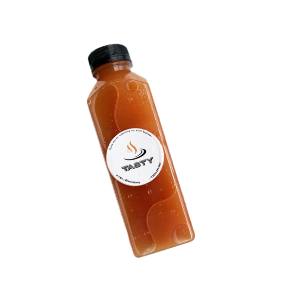 Un mélange de fruits de saison frais et naturels, sans arômes ni colorants artificiels