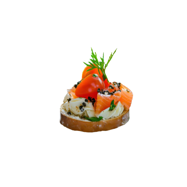 Canapé saumon festif