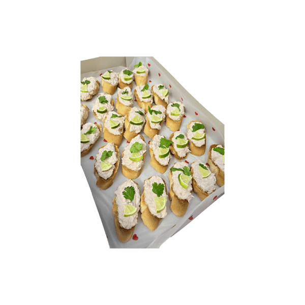 Box Canapés de crème de thon - 25 pièces