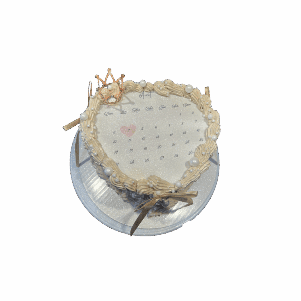 Gâteau à coeur ouvert