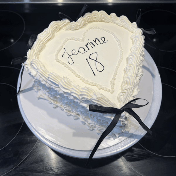 Gâteau coeur Jeanine