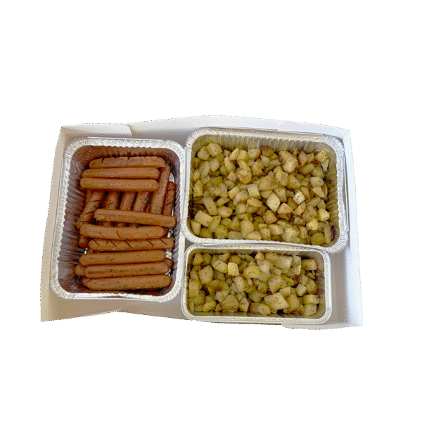 Box saucisses grillées & Pommes sautées