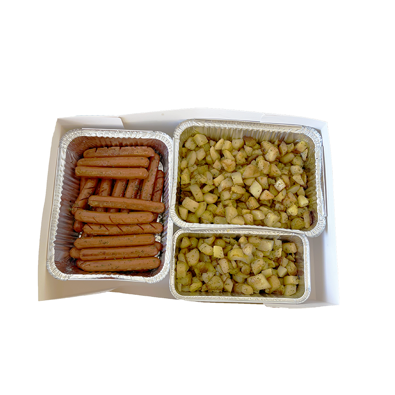 Box saucisses grillées & Pommes sautées