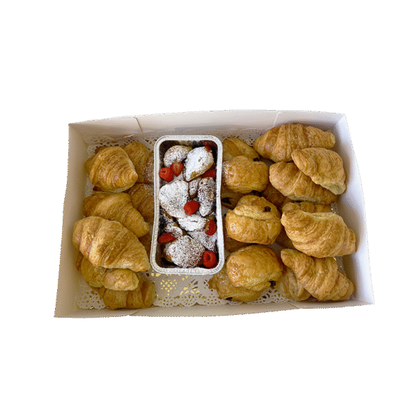 Box trio de mini viennoiseries