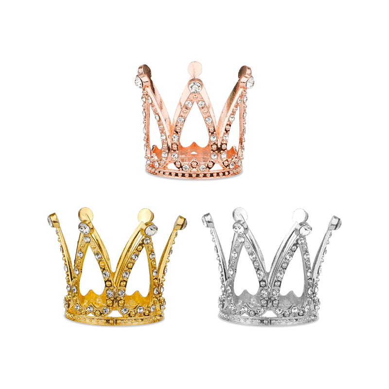 Mini couronne pour décoration de gâteau d'anniversaire