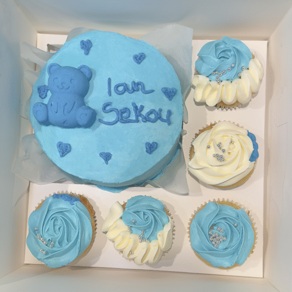 Bento cake Ourson Bleu