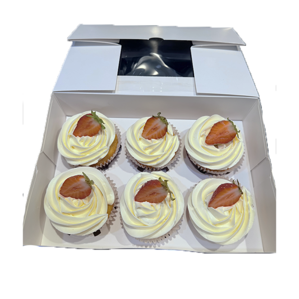 Cupcakes aux fraises