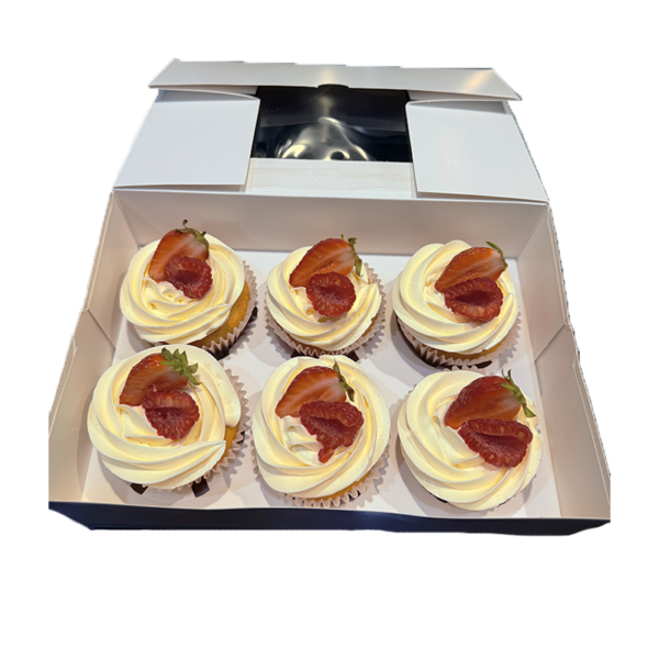 Cupcakes aux Fraise & Framboise